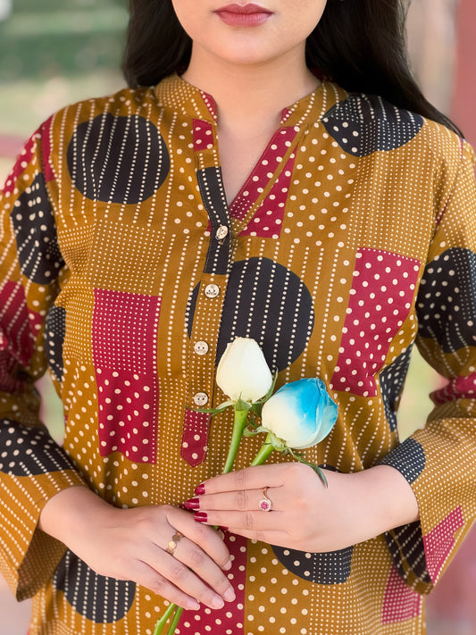 Straight cut Kurti and Pant