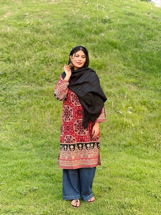 Ajrakh Designer Kurti