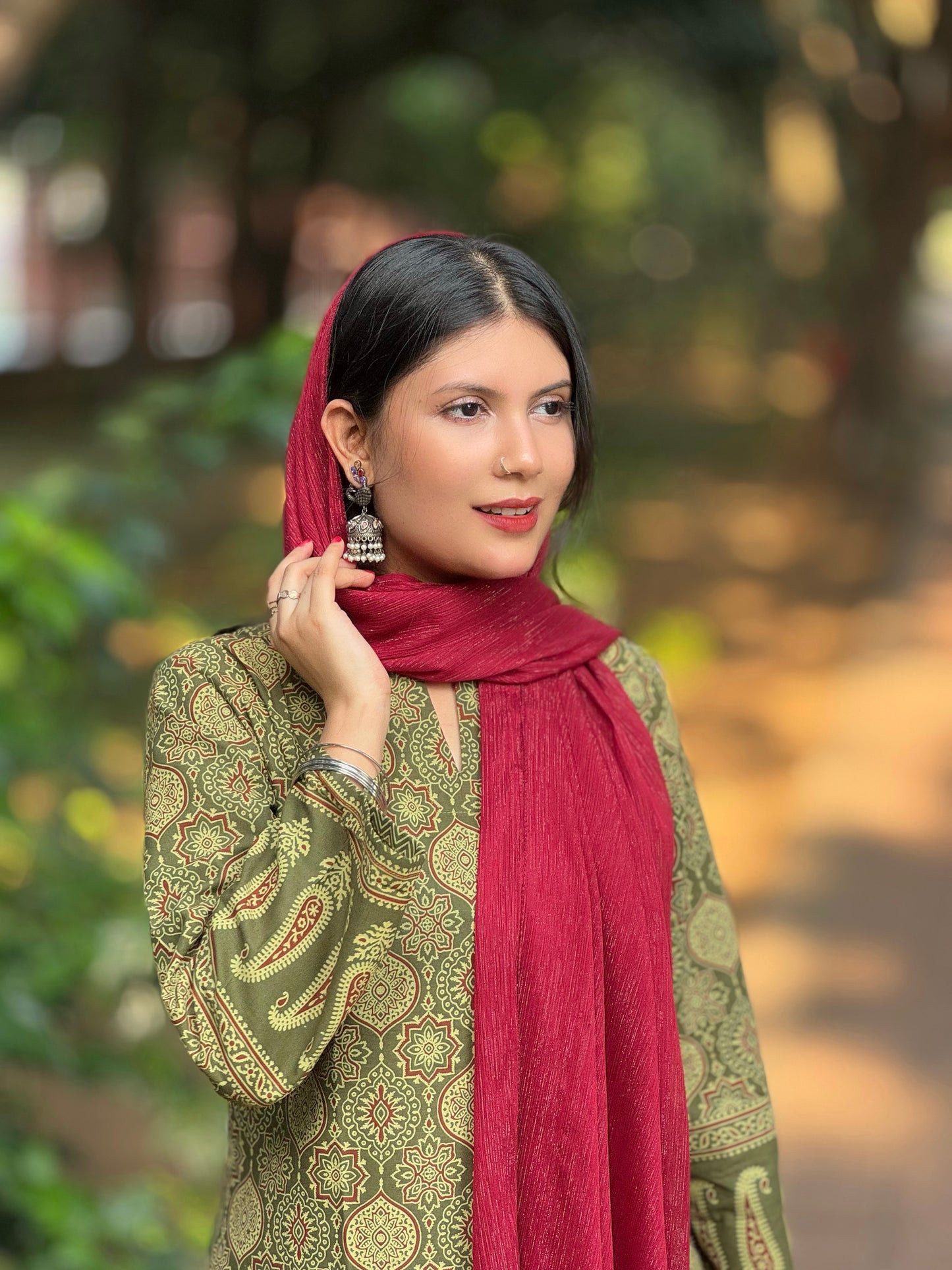 Ajrakh Designer Kurti