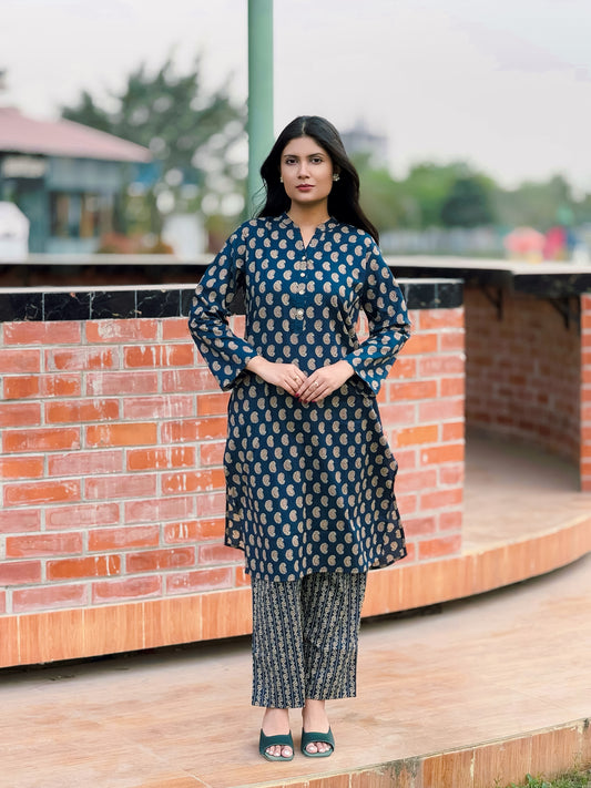 Straight Cut Kurti and Pant