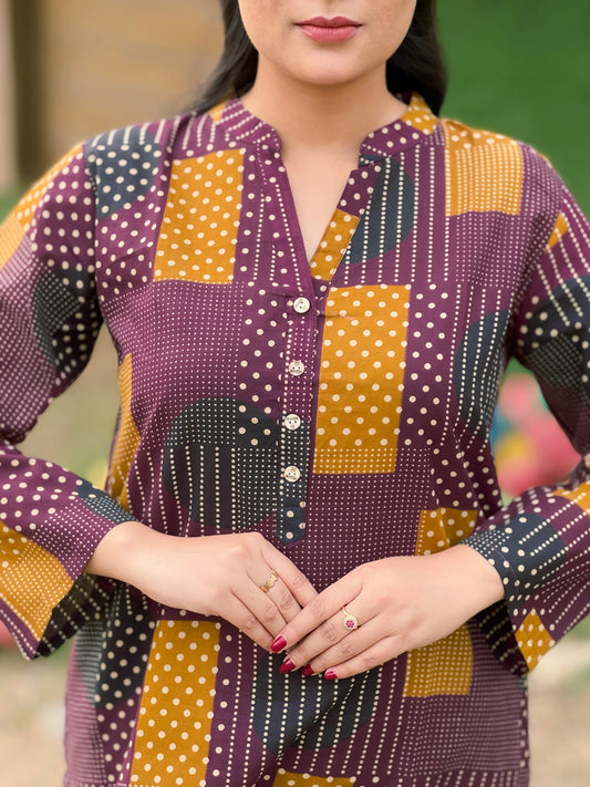 Straight Cut Kurti & Pant