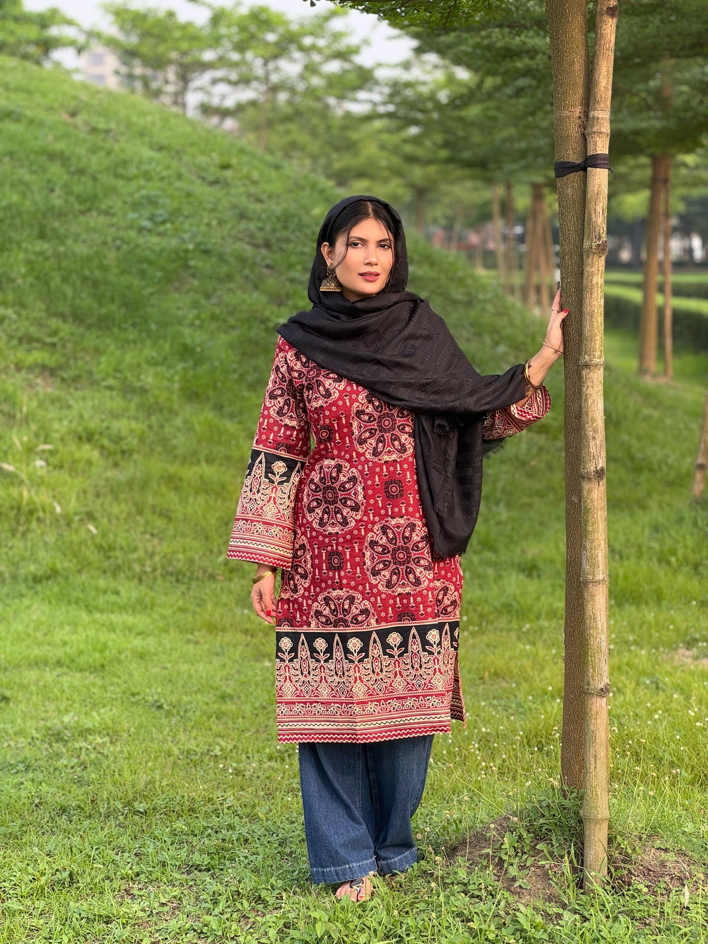 Ajrakh Designer Kurti