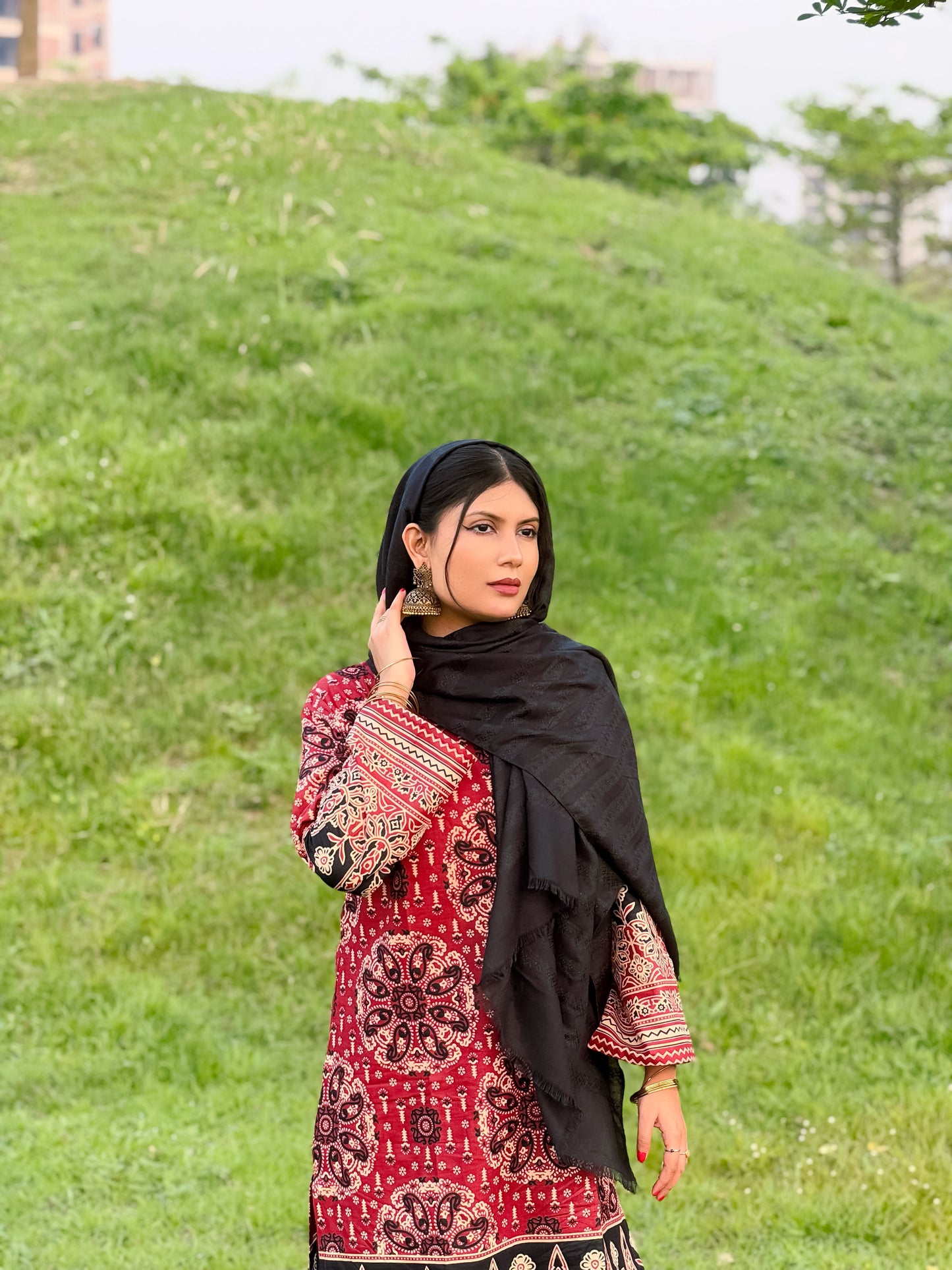 Ajrakh Designer Kurti