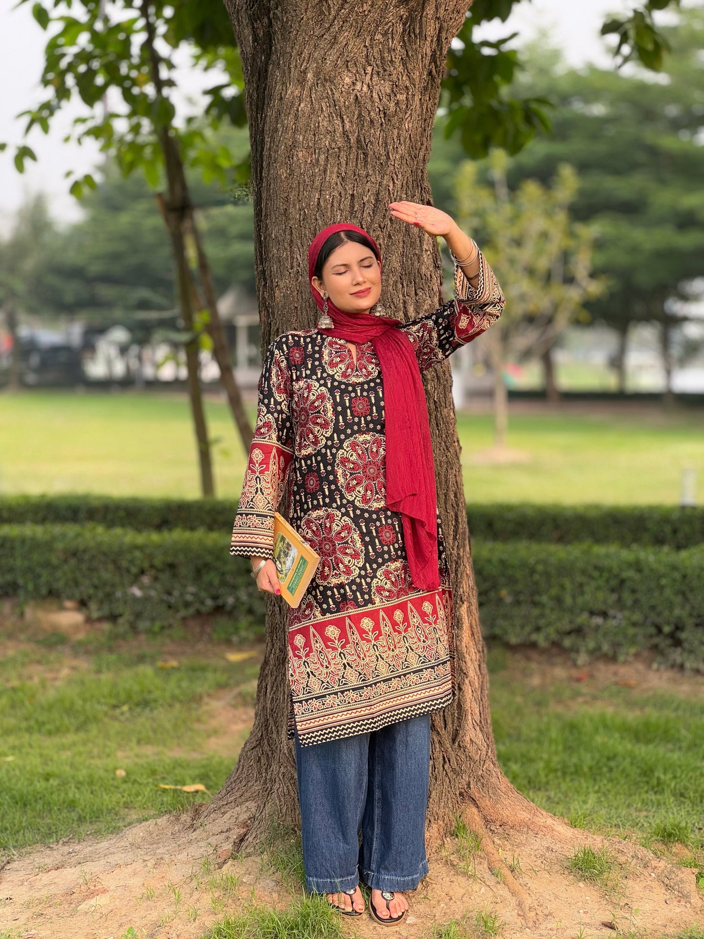 Ajrakh Designer Kurti