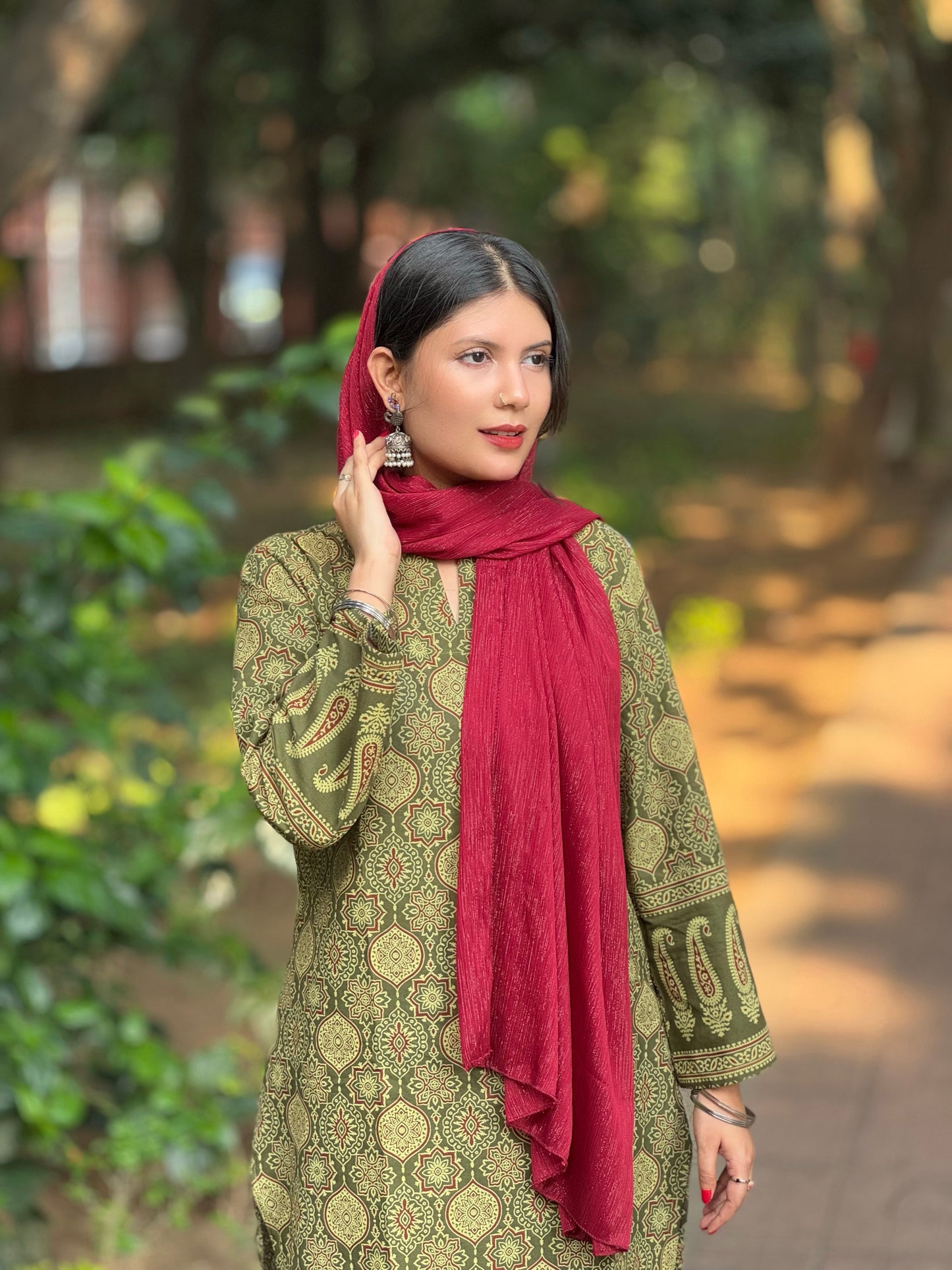 Ajrakh Designer Kurti
