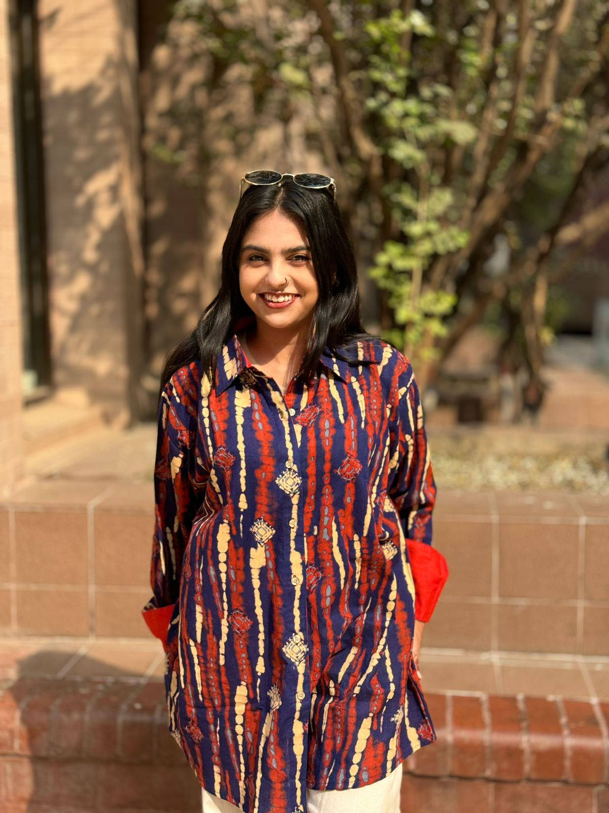 Authentic Ajrakh Cotton Short Shirt