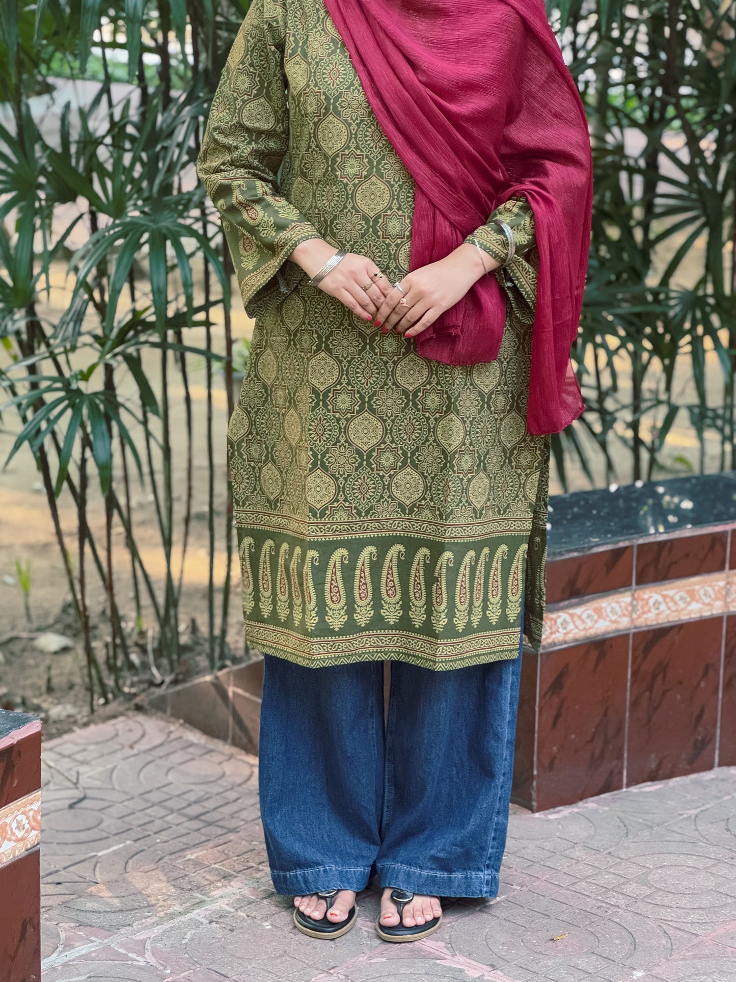 Ajrakh Designer Kurti