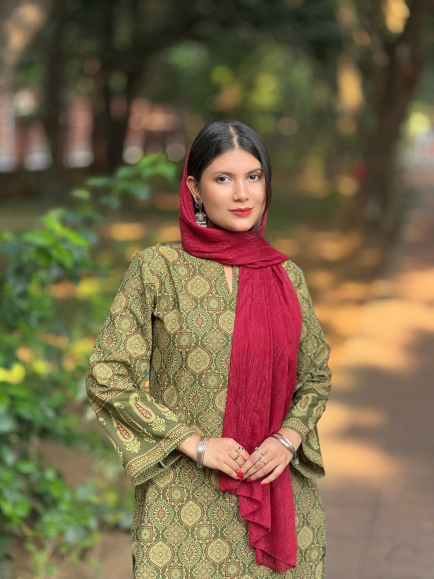 Ajrakh Designer Kurti