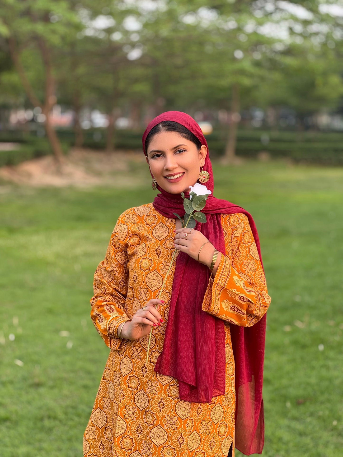 Ajrakh Designer Kurti
