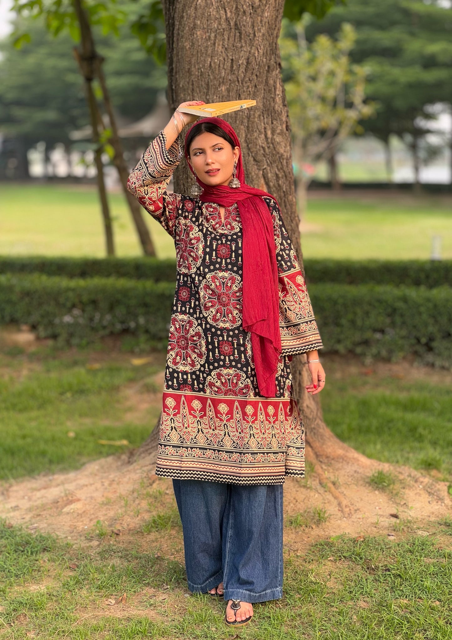 Ajrakh Designer Kurti