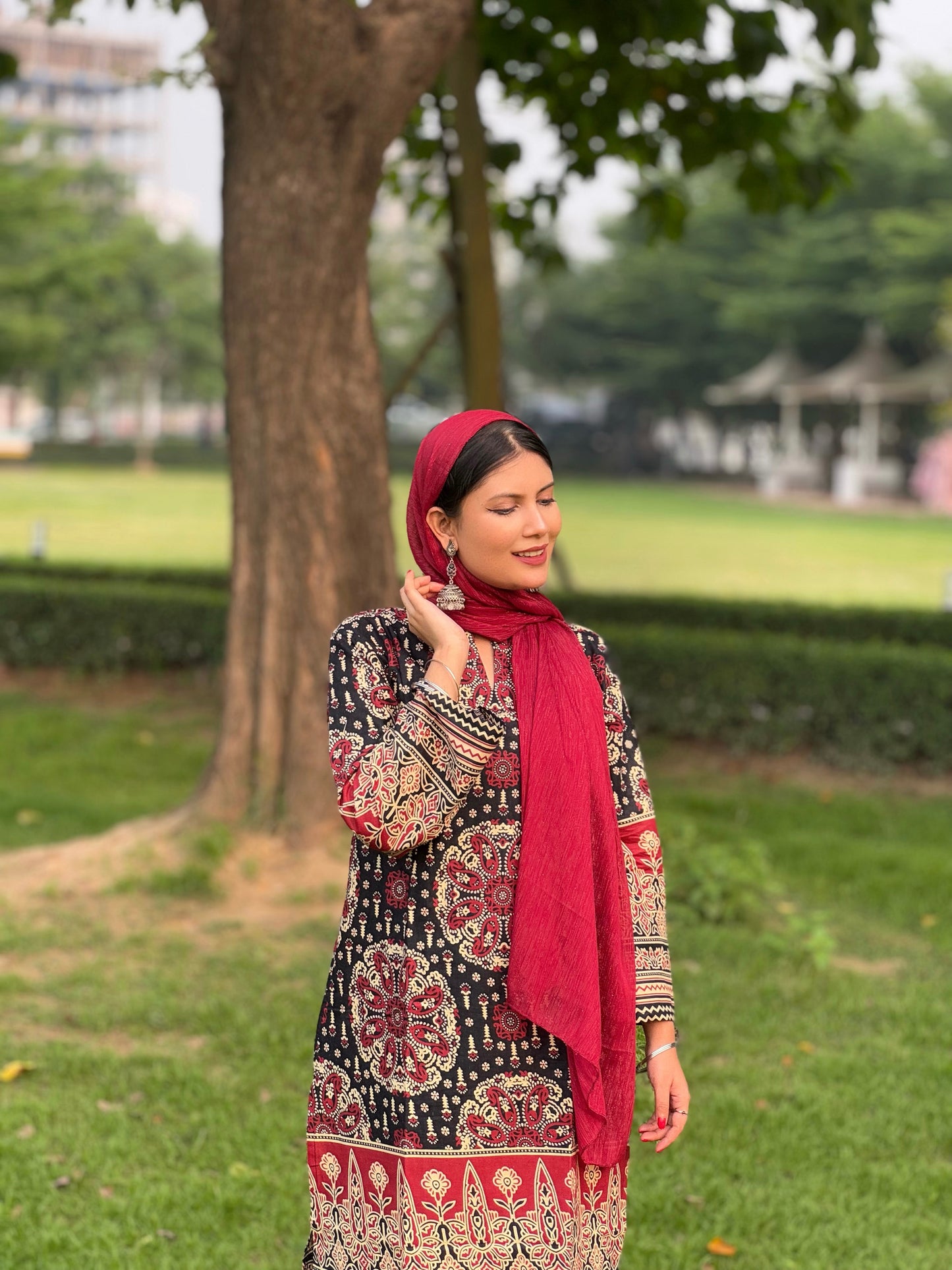Ajrakh Designer Kurti