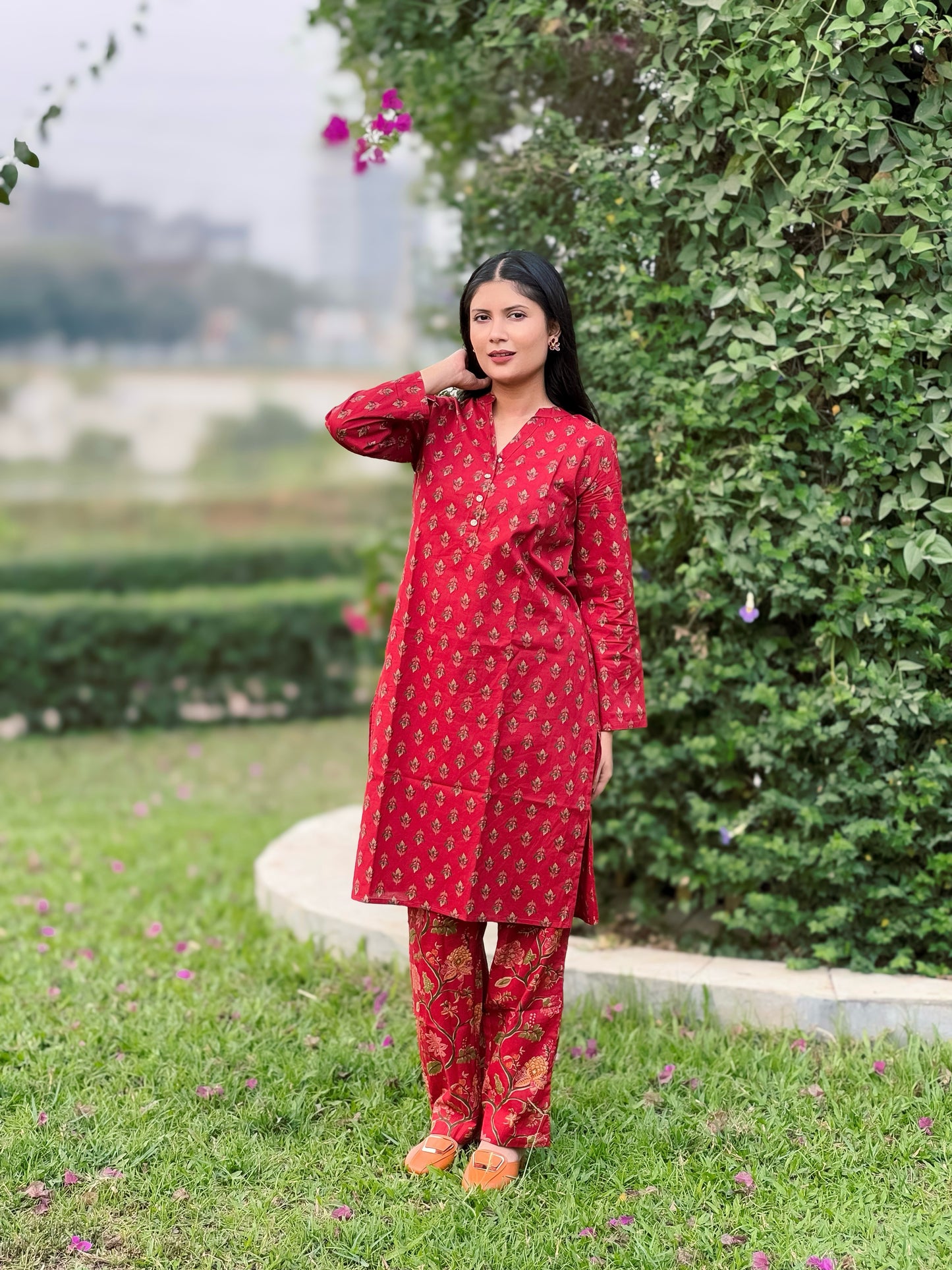 Straight Cut Kurti & Pant